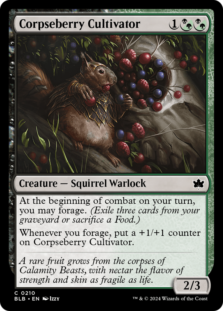 Corpseberry Cultivator (BLB-210) - Bloomburrow Foil [Common]