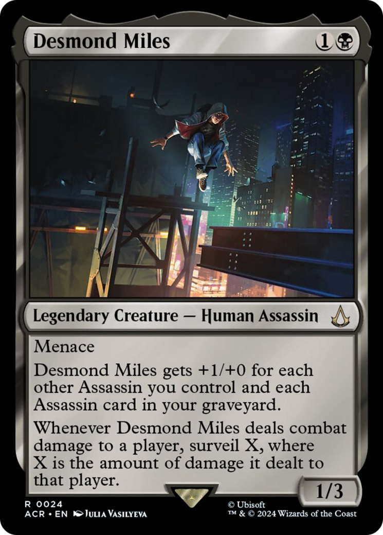 Desmond Miles (ACR-024) - Assassin's Creed [Rare]