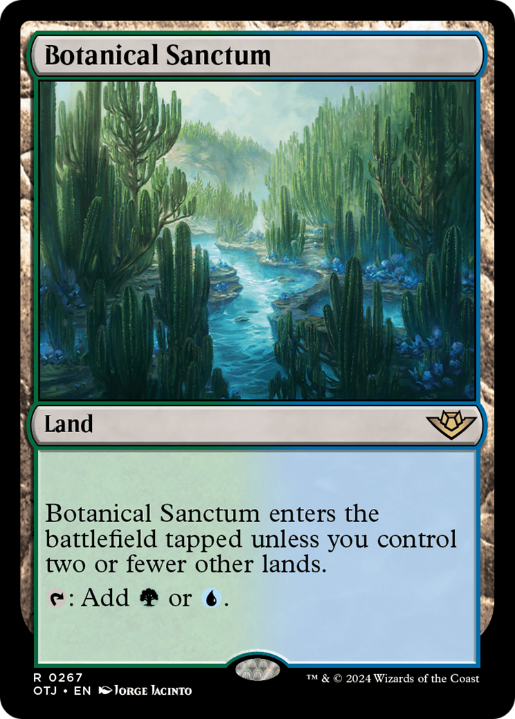 Botanical Sanctum (OTJ-267) - Outlaws of Thunder Junction [Rare]