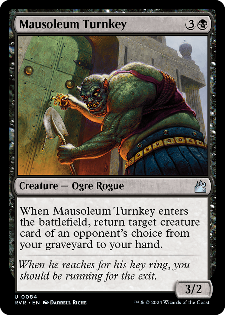 Mausoleum Turnkey (RVR-084) - Ravnica Remastered [Uncommon]