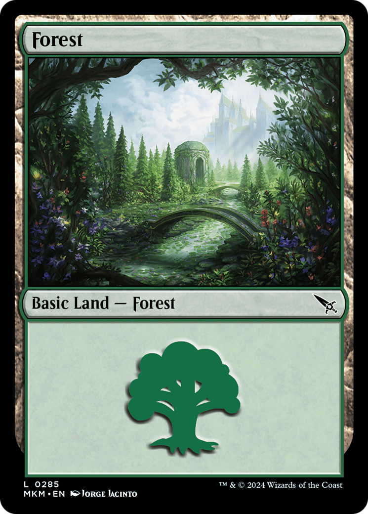 Forest (MKM-285) - Murders at Karlov Manor Foil [Common]