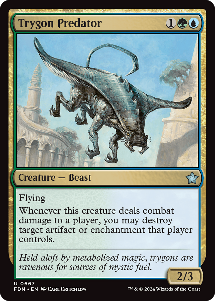 Trygon Predator (FDN-667) - Foundations [Uncommon]