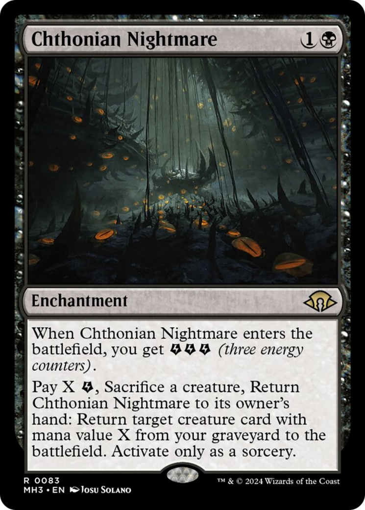 Chthonian Nightmare (MH3-083) - Modern Horizons 3 [Rare]