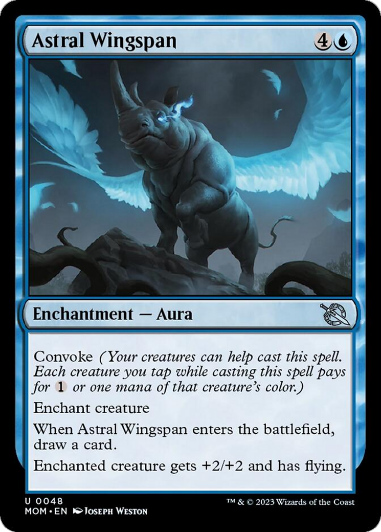 Astral Wingspan (MOM-048) - March of the Machine [Uncommon]