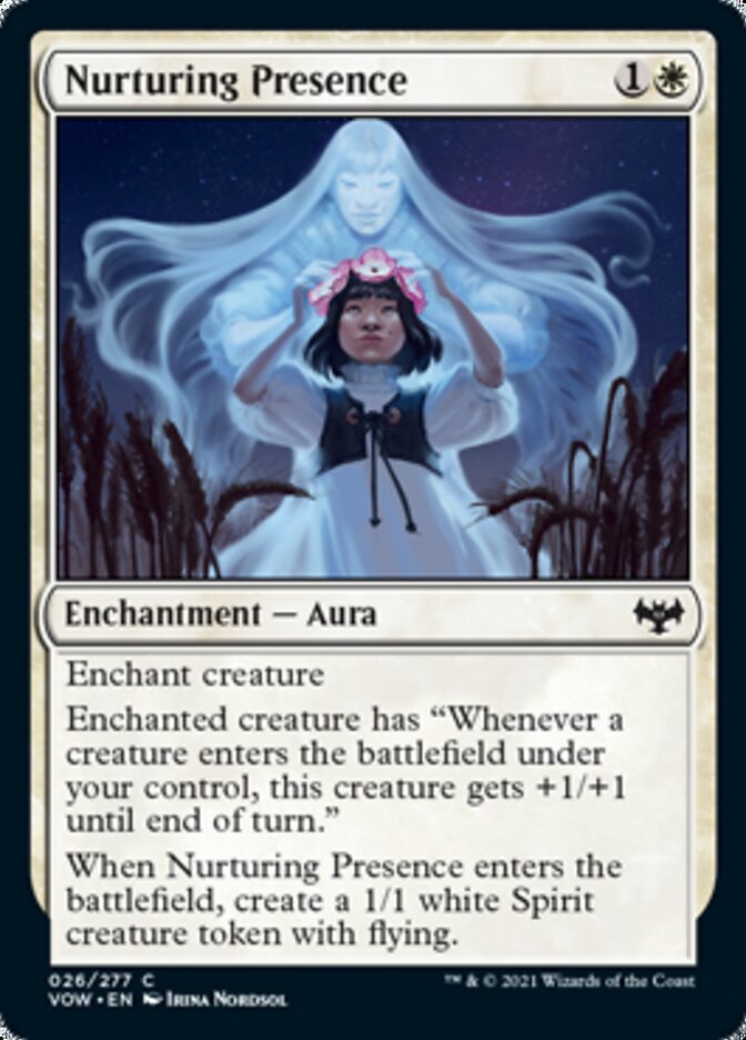 Nurturing Presence (VOW-026) - Innistrad: Crimson Vow [Common]