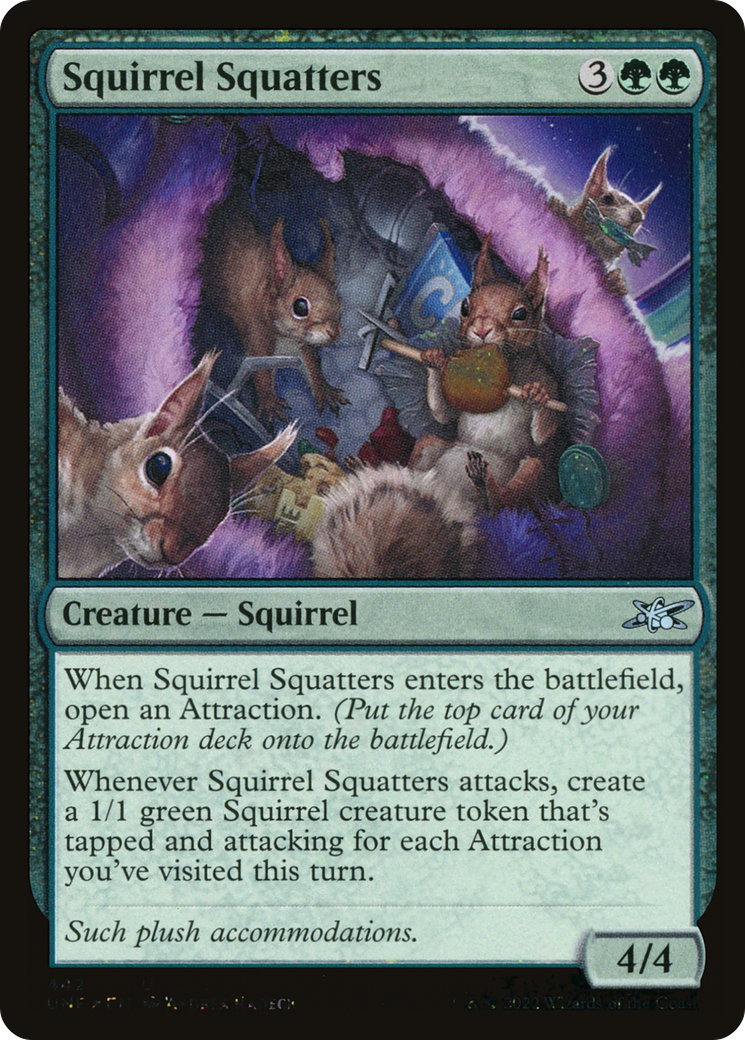 Squirrel Squatters (UNF-442) - Unfinity Galaxy Foil [Uncommon]