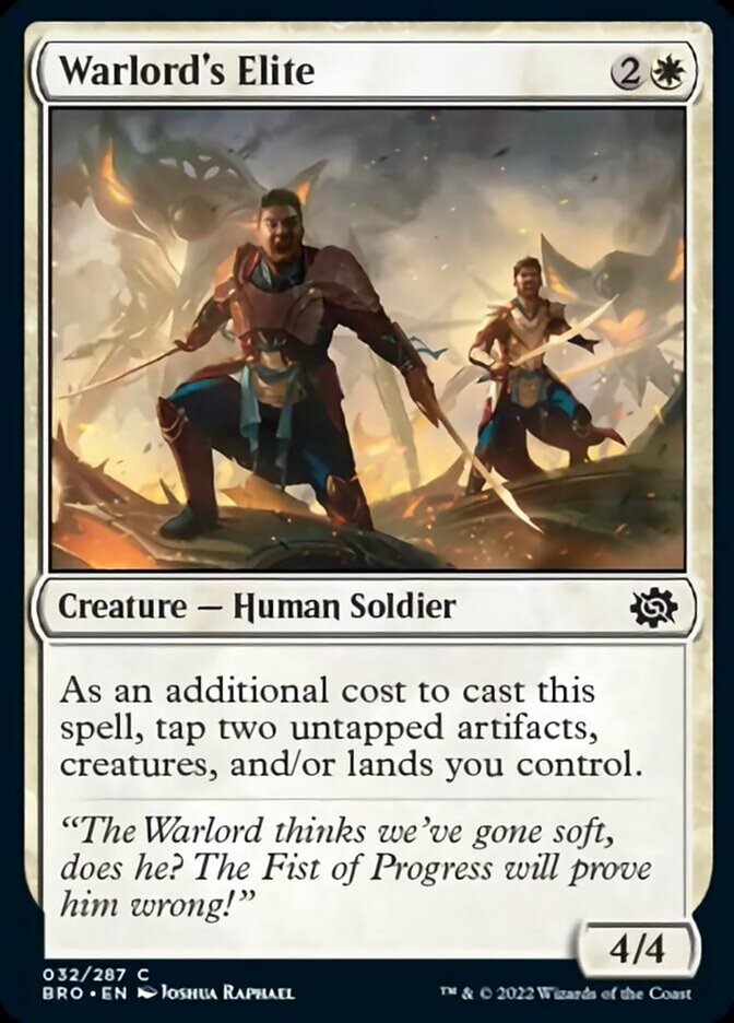 Warlord's Elite (BRO-032) - The Brothers' War [Common]