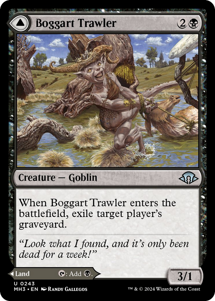 Boggart Trawler // Boggart Bog (MH3-243) - Modern Horizons 3 Foil [Uncommon]