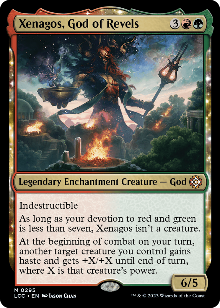 Xenagos, God of Revels (LCC-295) - The Lost Caverns of Ixalan Commander [Mythic]