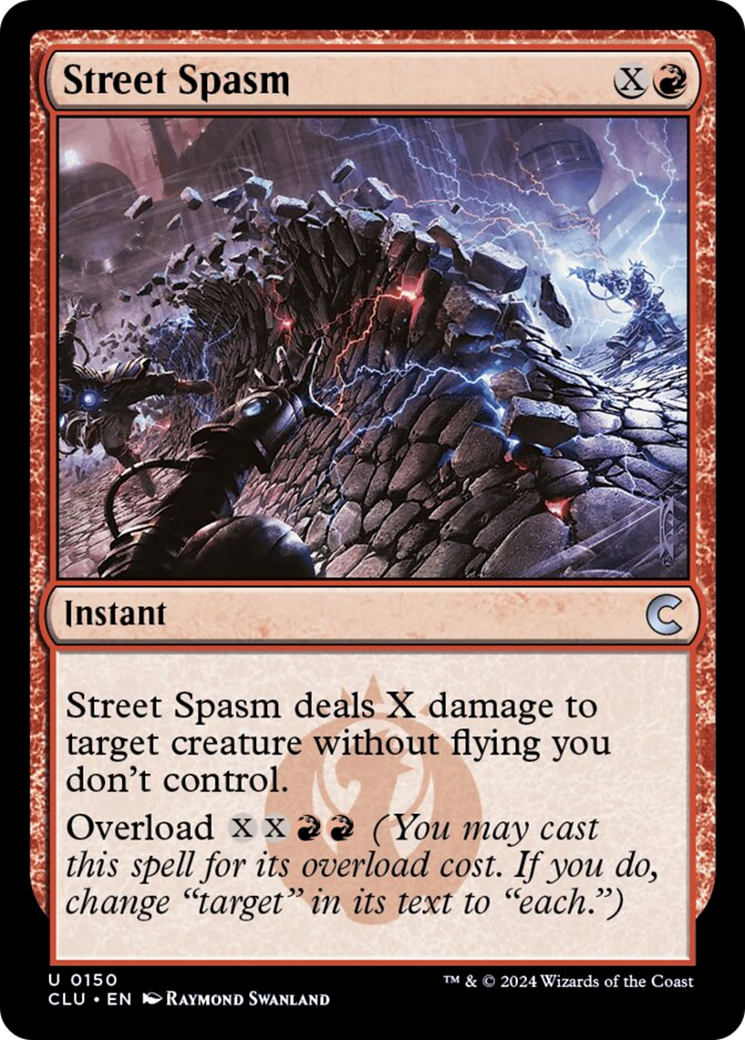 Street Spasm (CLU-150) - Ravnica: Clue Edition [Uncommon]