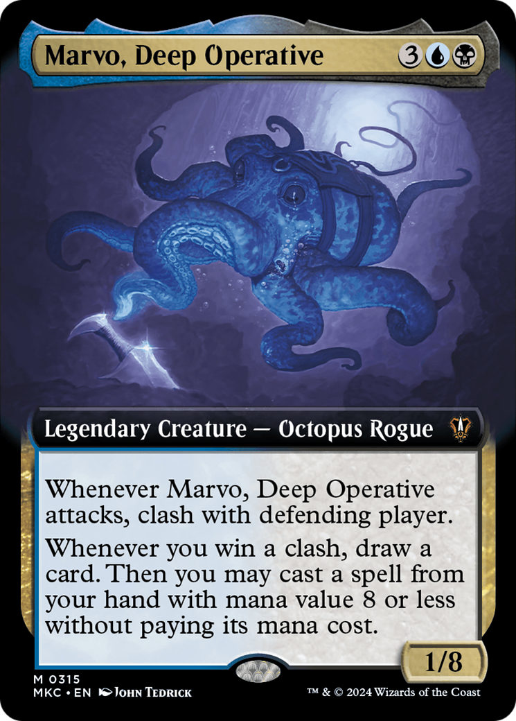 Marvo, Deep Operative (MKC-315) - Murders at Karlov Manor Commander: (Extended Art) [Mythic]