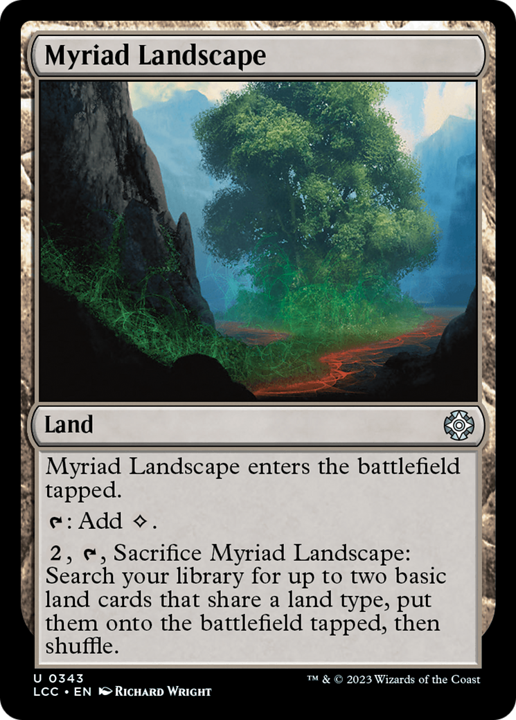 Myriad Landscape (LCC-343) - The Lost Caverns of Ixalan Commander [Uncommon]