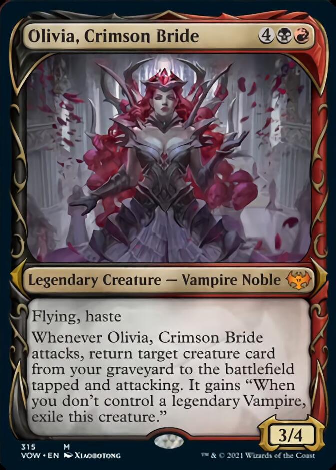 Olivia, Crimson Bride (VOW-315) - Innistrad: Crimson Vow: (Showcase) [Mythic]