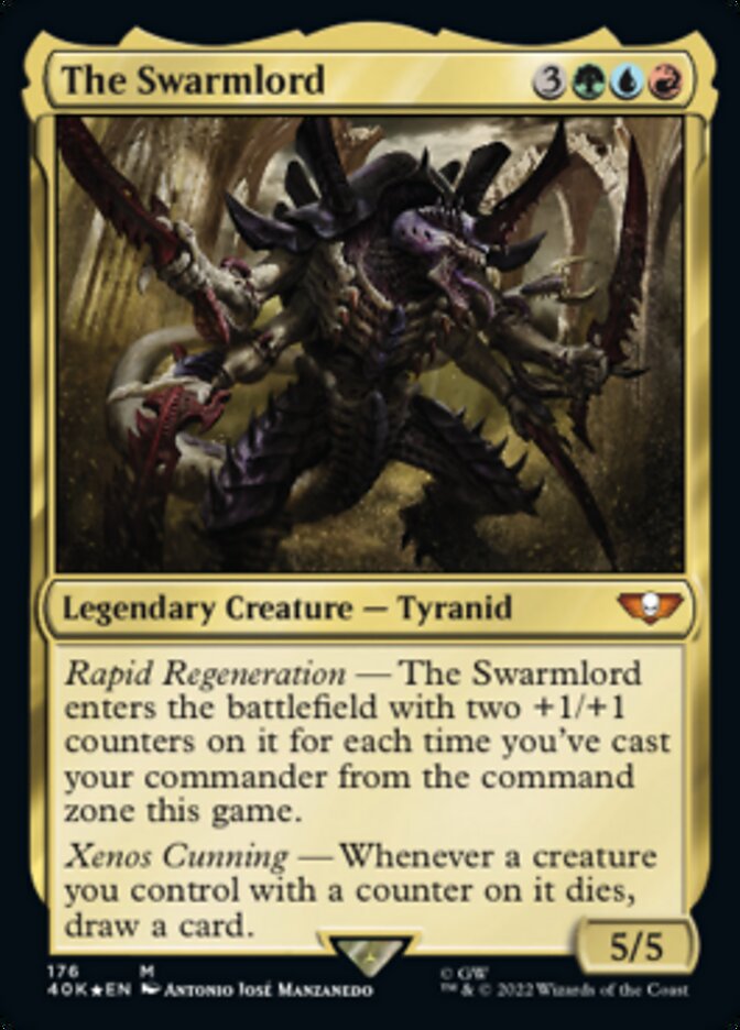 The Swarmlord (40K-176) - Warhammer 40,000 Commander Foil [Mythic]