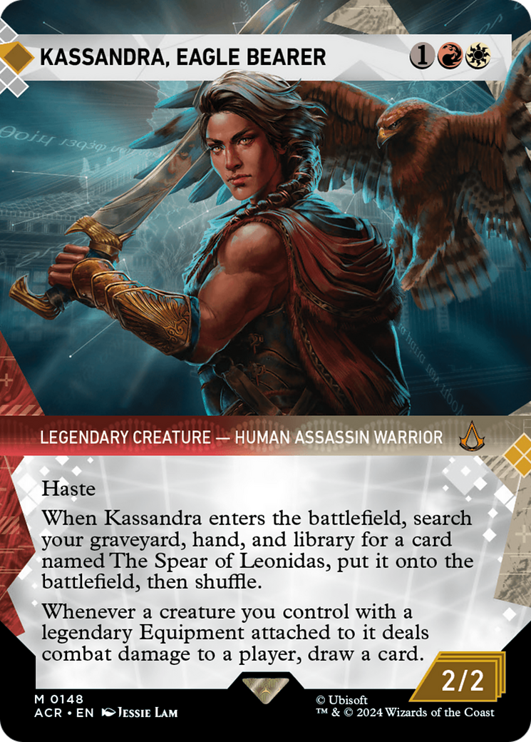 Kassandra, Eagle Bearer (ACR-148) - Assassin's Creed: (Showcase) (Borderless) [Mythic]