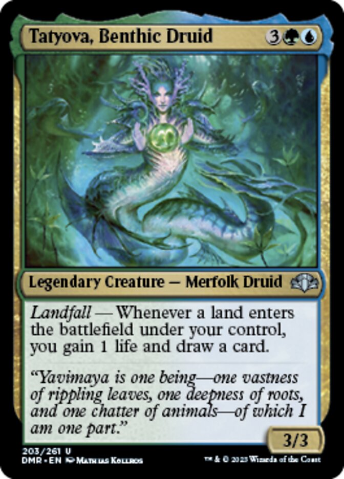 Tatyova, Benthic Druid (DMR-203) - Dominaria Remastered [Uncommon]