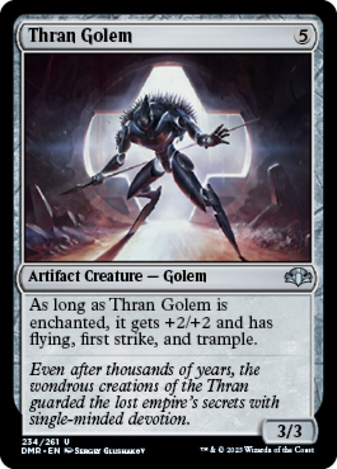 Thran Golem (DMR-234) - Dominaria Remastered [Uncommon]