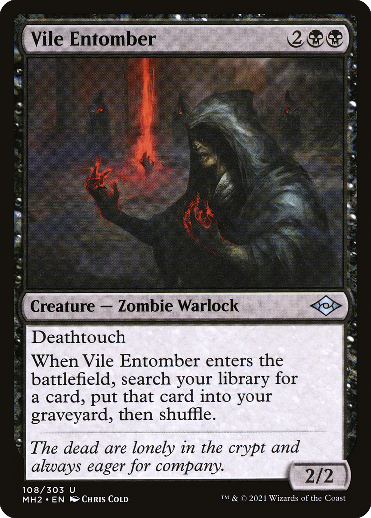 Vile Entomber (MH2-108) - Modern Horizons 2 [Uncommon]