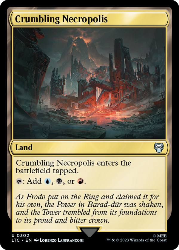 Crumbling Necropolis (LTC-302) - Tales of Middle-earth Commander [Uncommon]