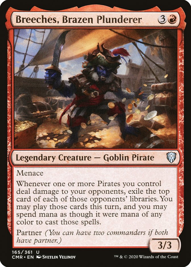 Breeches, Brazen Plunderer (CMR-165) - Commander Legends [Uncommon]