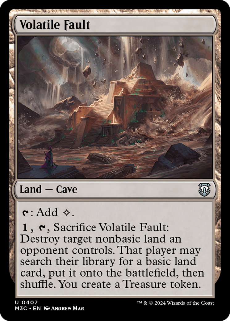 Volatile Fault (M3C-407) - Modern Horizons 3 Commander Foil [Uncommon]