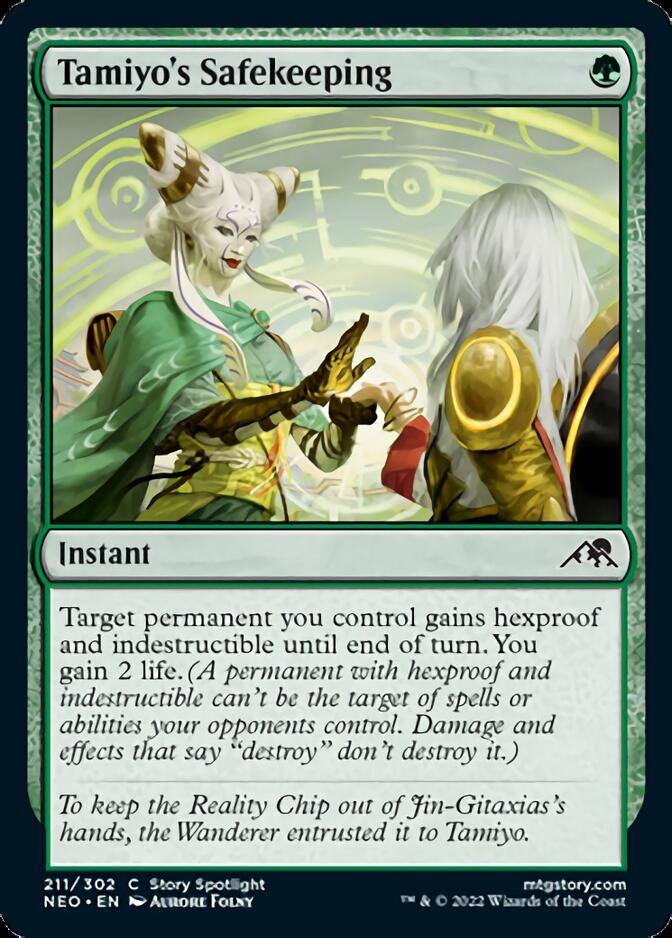 Tamiyo's Safekeeping (NEO-211) - Kamigawa: Neon Dynasty [Common]