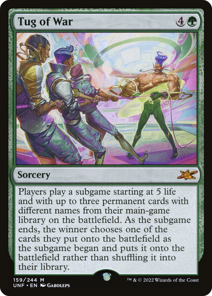 Tug of War (UNF-159) - Unfinity Foil [Mythic]