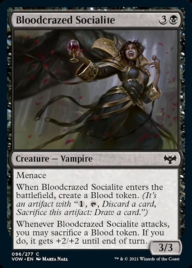 Bloodcrazed Socialite (VOW-096) - Innistrad: Crimson Vow [Common]