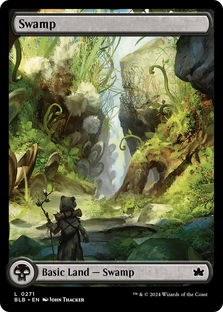 Swamp (BLB-271) - Bloomburrow Foil [Common]