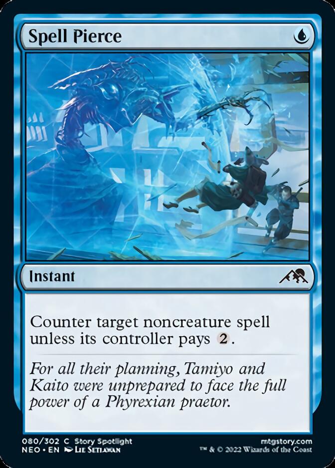 Spell Pierce (NEO-080) - Kamigawa: Neon Dynasty [Common]