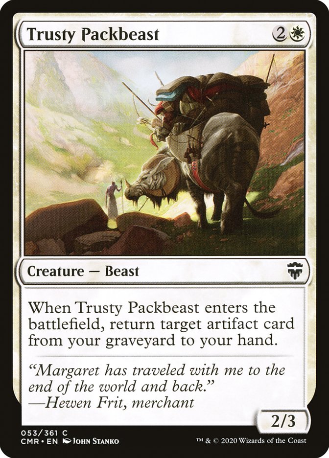 Trusty Packbeast (CMR-053) - Commander Legends [Common]