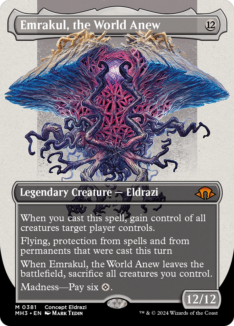 Emrakul, the World Anew (MH3-381) - Modern Horizons 3 (Borderless) [Mythic]