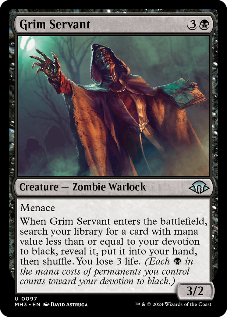 Grim Servant (MH3-097) - Modern Horizons 3 [Uncommon]