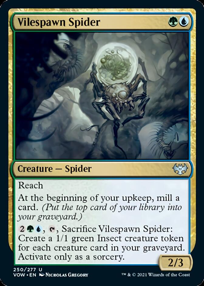 Vilespawn Spider (VOW-250) - Innistrad: Crimson Vow [Uncommon]