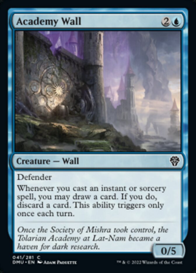 Academy Wall (DMU-041) - Dominaria United [Common]