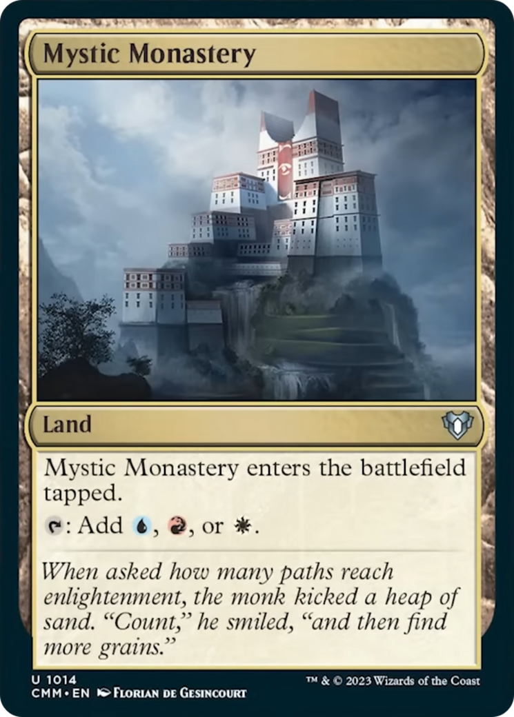 Mystic Monastery (CMM-1014) - Commander Masters [Uncommon]