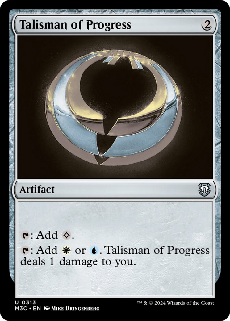 Talisman of Progress (M3C-313) - Modern Horizons 3 Commander Foil [Uncommon]