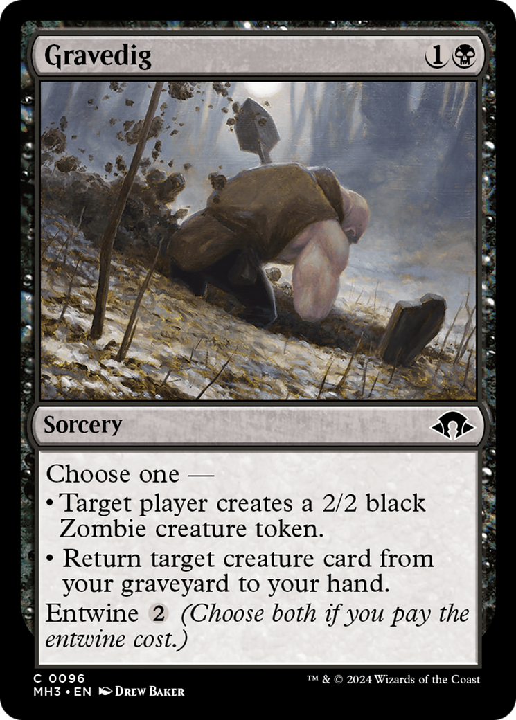 Gravedig (MH3-096) - Modern Horizons 3 Foil [Common]