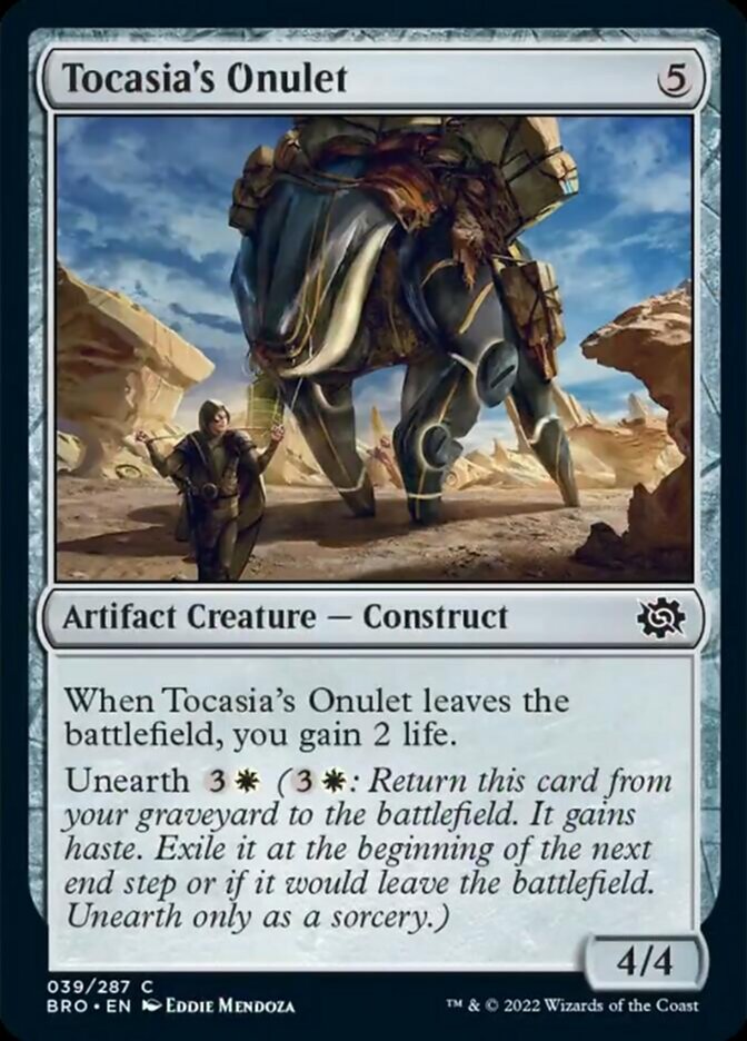 Tocasia's Onulet (BRO-039) - The Brothers' War [Common]