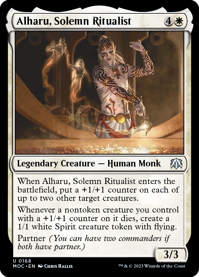 Alharu, Solemn Ritualist (MOC-168) - March of the Machine Commander [Uncommon]