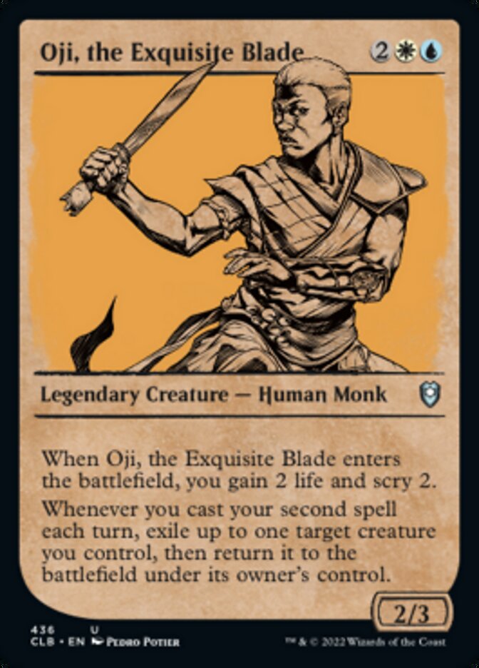 Oji, the Exquisite Blade (CLB-436) - Commander Legends: Battle for Baldur's Gate: (Showcase) [Uncommon]