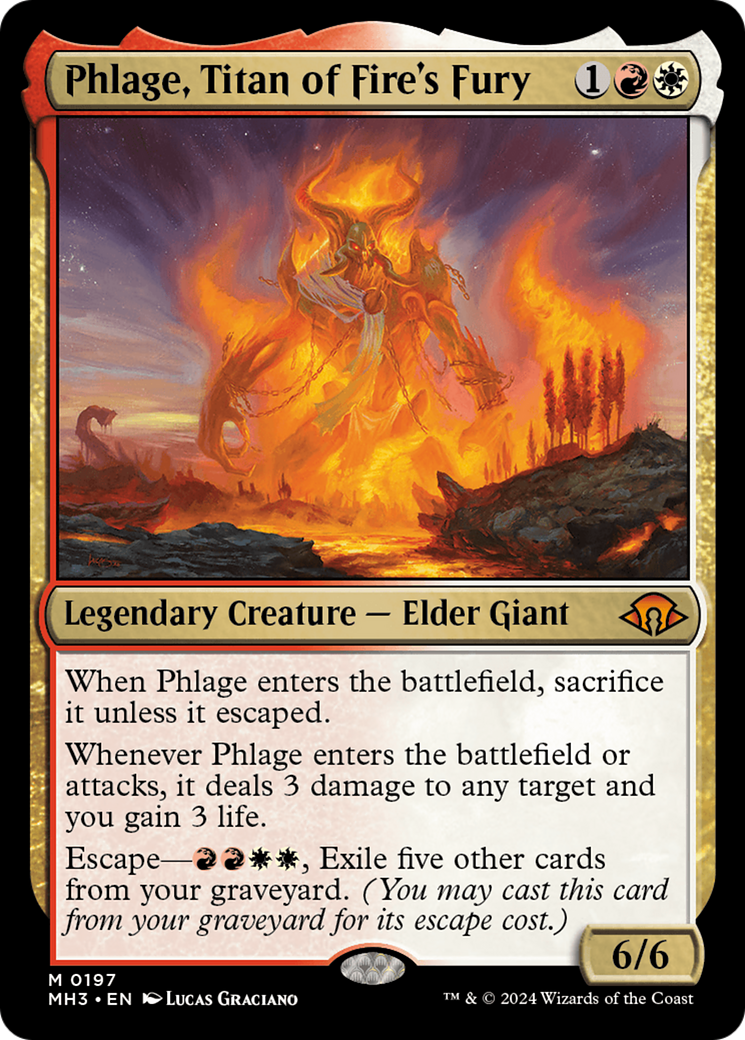 Phlage, Titan of Fire's Fury (MH3-197) - Modern Horizons 3 [Mythic]