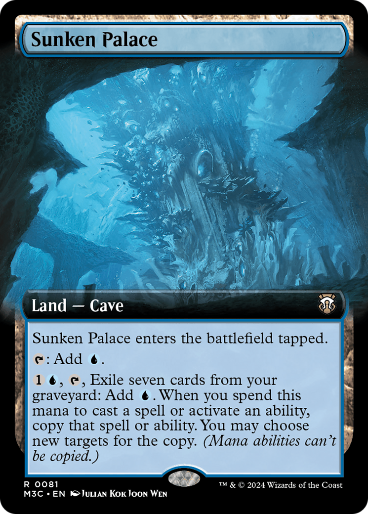 Sunken Palace (M3C-081) - Modern Horizons 3 Commander: (Extended Art) Foil [Rare]