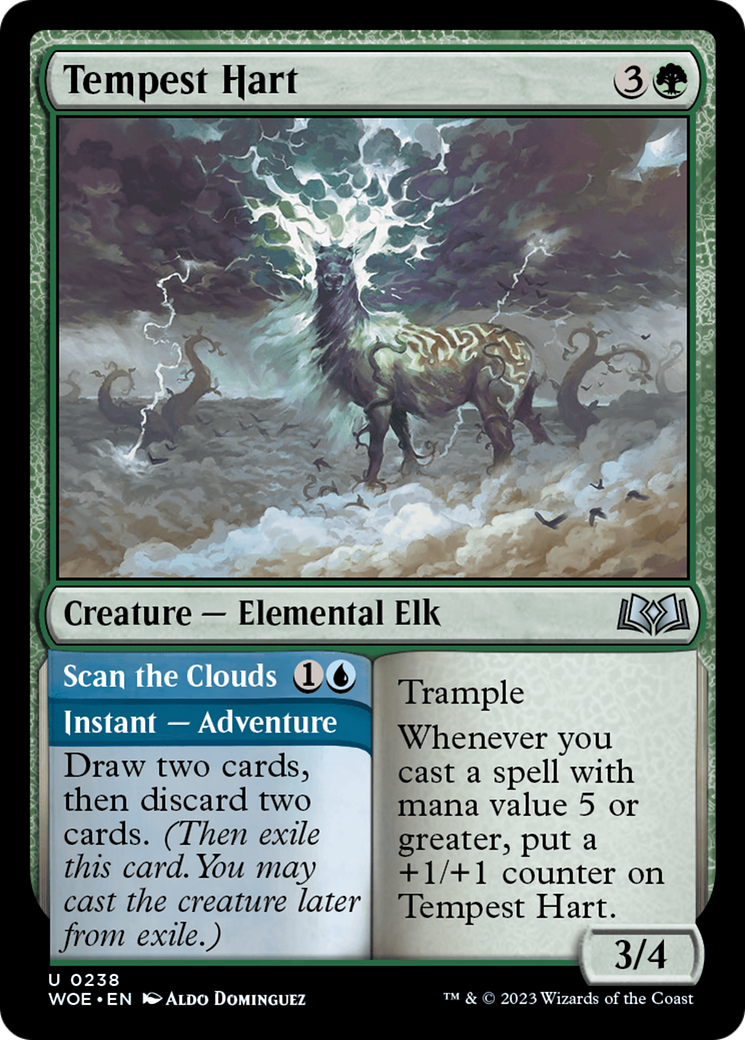 Tempest Hart // Scan the Clouds (WOE-238) - Wilds of Eldraine [Uncommon]