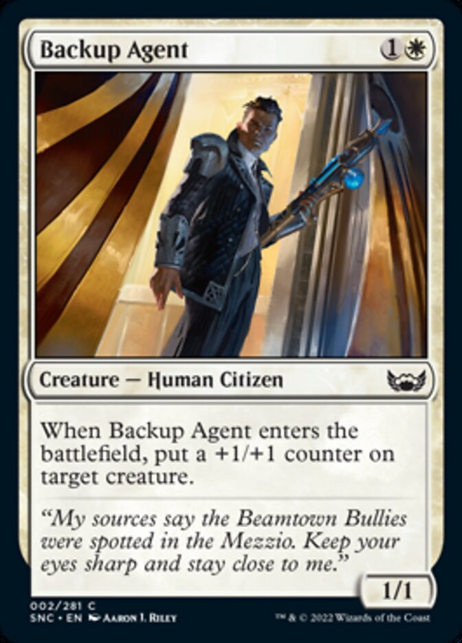 Backup Agent (SNC-002) - Streets of New Capenna [Common]