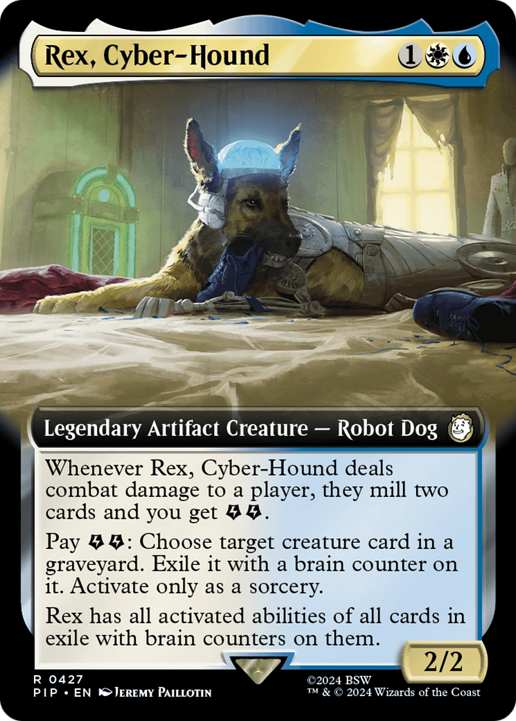 Rex, Cyber-Hound (PIP-427) - Fallout: (Extended Art) [Rare]