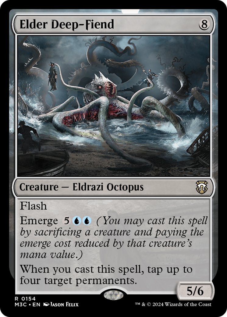 Elder Deep-Fiend (M3C-154) - Modern Horizons 3 Commander [Rare]