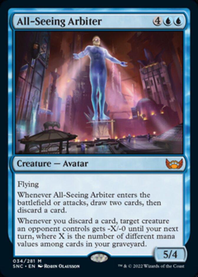 All-Seeing Arbiter (SNC-034) - Streets of New Capenna [Mythic]