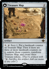 Treasure Map // Treasure Cove (LCI-267) - The Lost Caverns of Ixalan [Rare]