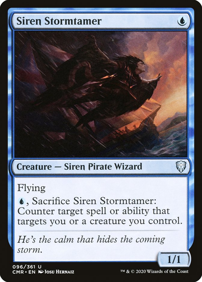 Siren Stormtamer (CMR-096) - Commander Legends [Uncommon]